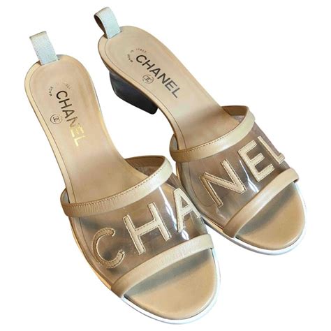 chanel leather mules|chanel mules for women.